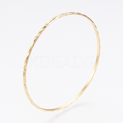 304L Stainless Steel Buddhist Bangles BJEW-G568-15G-1