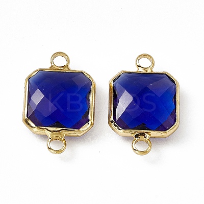 Transparent K9 Glass Connector Charms GLAA-A005-04LG-1