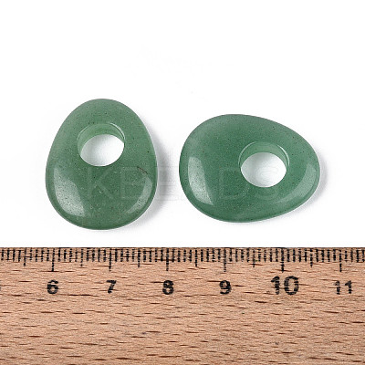 Natural Green Aventurine Pendants G-T144-09D-1