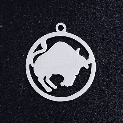Tarnish Resistant 201 Stainless Steel Pendants STAS-S105-JN362-2-1
