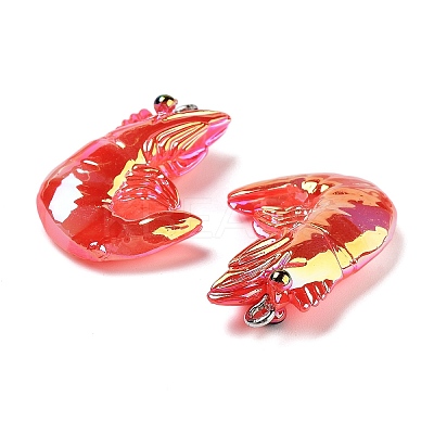 AB Color Resin Sea Animal Pendants LS-RESI-C051-01P-1