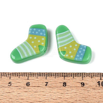 Printed Opaque Resin Beads RESI-N043-26B-1