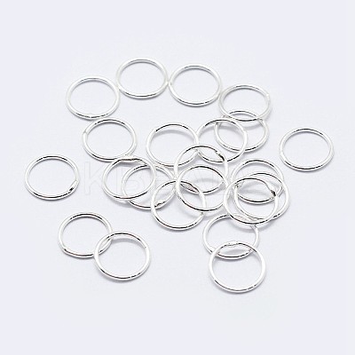 925 Sterling Silver Soldered Closed Jump Rings STER-F036-03S-1x5-1