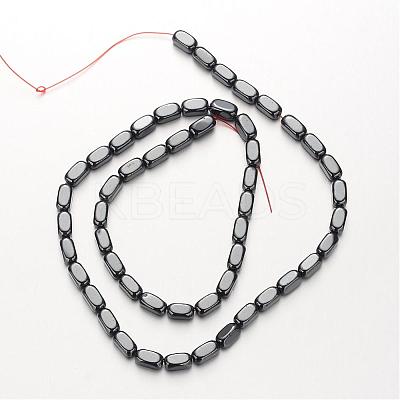 Non-magnetic Synthetic Hematite Bead Strands G-F300-40A-09-1