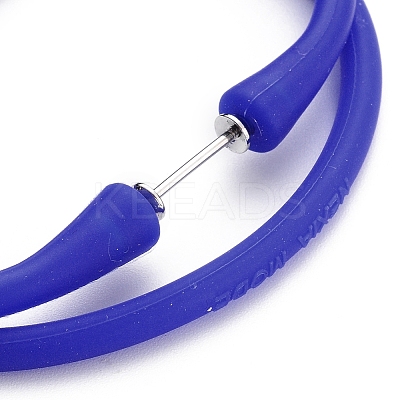 Silicone Cord Bracelets BJEW-F409-04-1