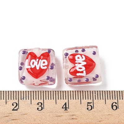 Handmade Lampwork Enamel Beads LAMP-G147-02I-1