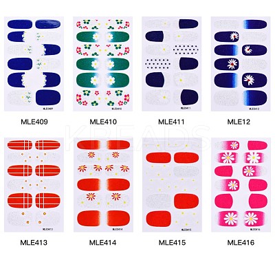 Full-Cover Wraps Nail Polish Stickers MRMJ-R086-MLE04-M-1