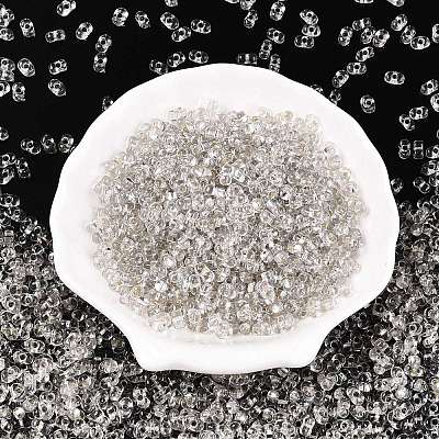 Baking Paint Transparent Glass Seed Beads X-SEED-N006-05A-1