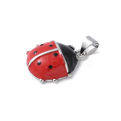 Brass Enamel Pendants KK-C089-05P-1