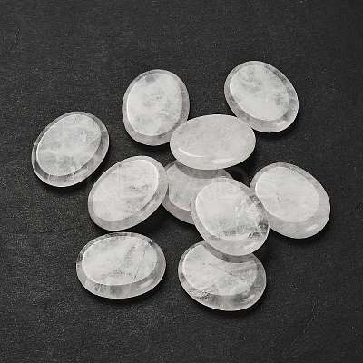 Natural Quartz Crystal Cabochons G-C166-02A-1