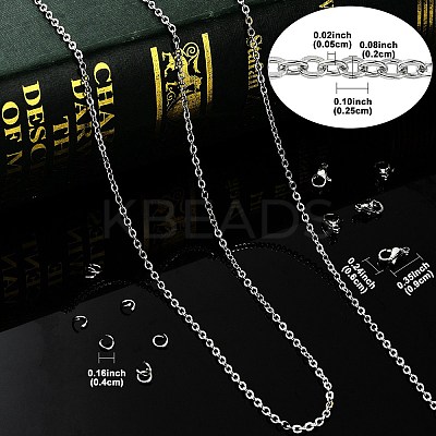 DIY Chain Necklace Bracelet Making Kit DIY-YW0008-25-1