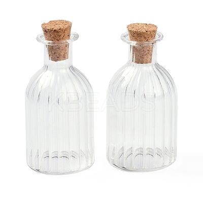 Glass Cork Bottles AJEW-O032-07-1