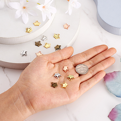 20Pcs 5 Colors Zinc Alloy Charms FIND-CW0001-16-1