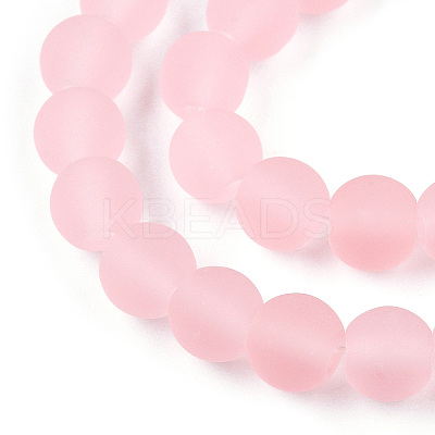 Transparent Glass Beads Strands GLAA-T032-T6mm-MD10-1