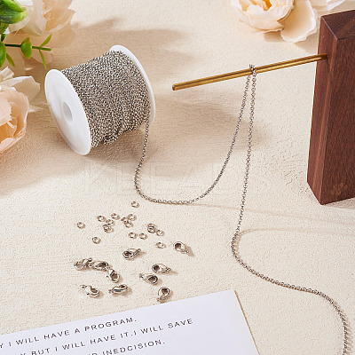 DIY Chain Bracelet Necklace Making Kit DIY-TA0006-06A-1