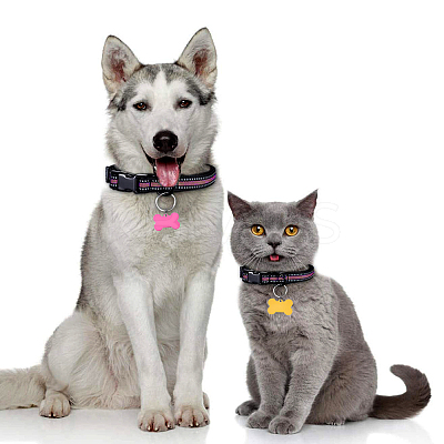Pet Aluminium Pendants ALUM-CJ0001-08-1