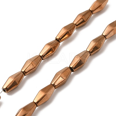 Electroplate Synthetic Magnetic Hematite Beads Strands G-E602-05F-1