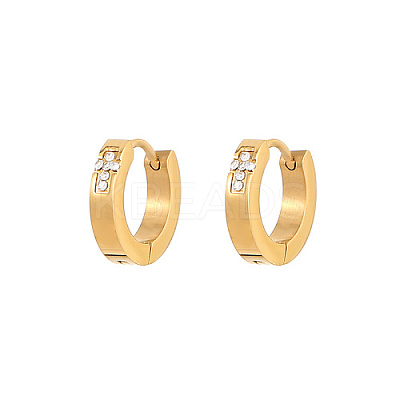 304 Stainless Steel Hoop Earrings FM1082-1