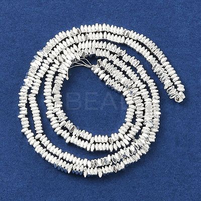 Electroplated Synthetic Non-Magnetic Hematite Beads Strands G-U003-02-1