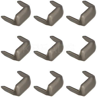180Pcs Rectangle Brass Belt Loop Fastener KK-CY0001-12B-1