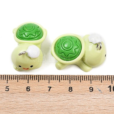 Cute Opaque Resin Pendants RESI-I345-01P-01-1