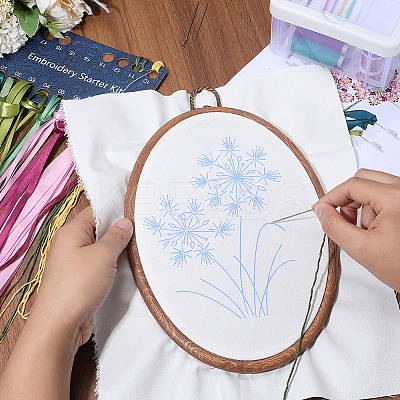 DIY Embroidery Beginner Kits DIY-WH20063-006D-1
