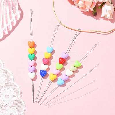 7pcs 7 Styles Stainless Steel Straight Sewing Embroidery Threads FIND-YWC0014-004-1