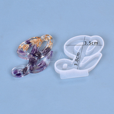 Letter DIY Silicone Molds LS-DIY-I034-08L-1