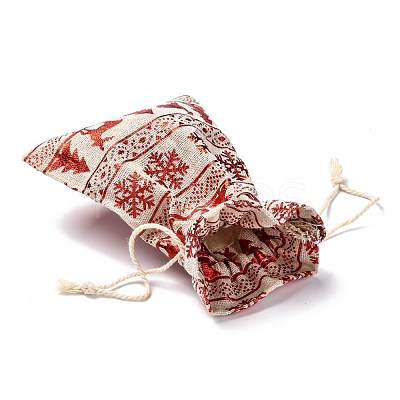 Cotton Gift Packing Pouches Drawstring Bags ABAG-B001-01B-07-1
