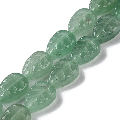 Natural Green Aventurine Beads Strands G-M418-A03-01-1