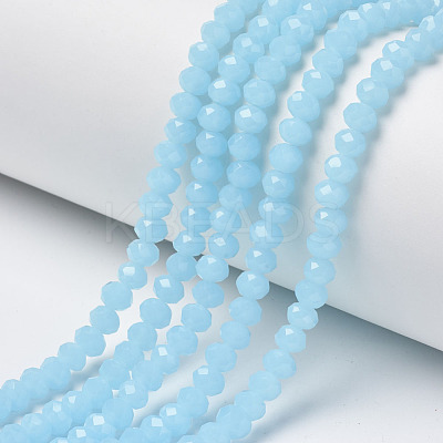 Glass Beads Strands EGLA-A034-J4mm-D04-1