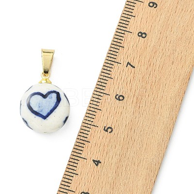Handmade Porcelain Pendants PALLOY-JF05379-1