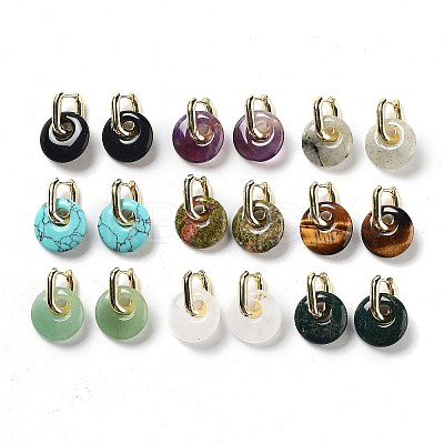 Rack Plating Brass Hoop Earrings EJEW-M248-01G-1