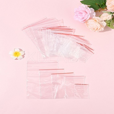 300Pcs 5 Styles Plastic Zip Top Bags OPP-FS0001-22-1