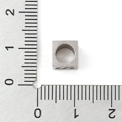 Tarnish Resistant 201 Stainless Steel European Beads LS-STAS-M058-01S-P-1