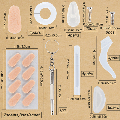 Eyeglasses Retainers Set FIND-GF0004-27-1