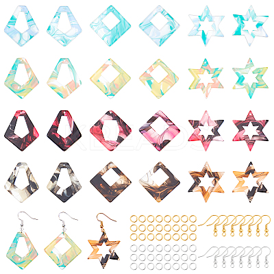 DIY Dangle Earring Making Kits DIY-PH0002-78-1