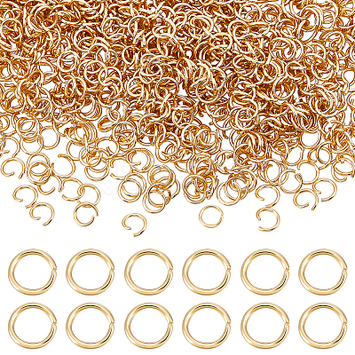 1000Pcs 304 Stainless Steel Open Jump Rings STAS-BBC0002-99-1
