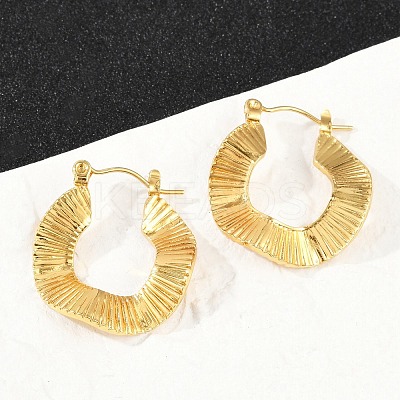 304 Stainless Steel Hoop Earrings for Women EJEW-U046-04G-1