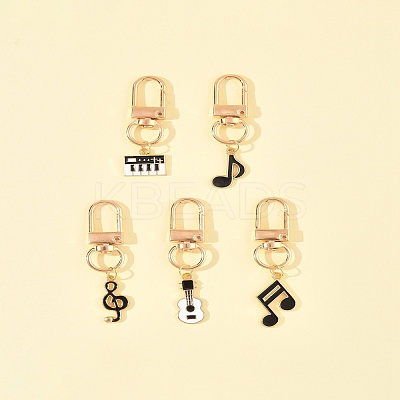 5Pcs Alloy Enamel Pendant Decorations HJEW-FS00035-02-1