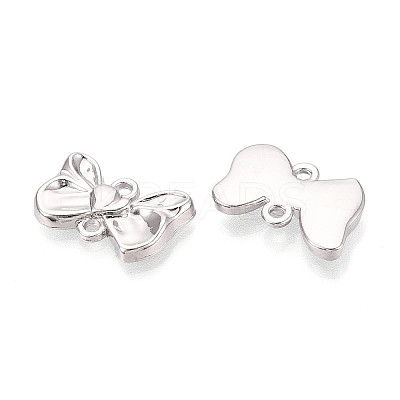 Alloy Bowknot Links Connector Charms PALLOY-T091-35P-1