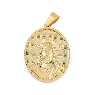 304 Stainless Steel Pendants LS-STAS-M103-01G-03-1