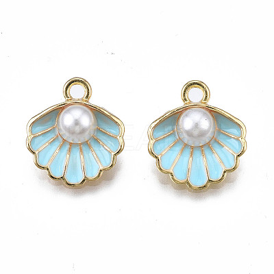 Alloy Pendants X-ENAM-S119-034A-01LG-1