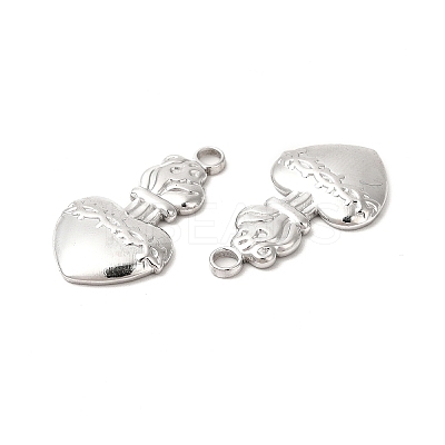 Non-Tarnish 304 Stainless Steel Pendants STAS-L268-023P-1
