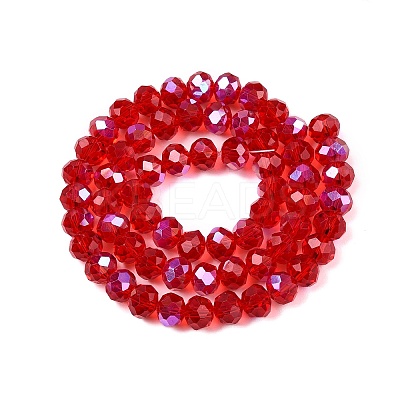 Electroplate Glass Beads Strands EGLA-A044-T8mm-L01-1