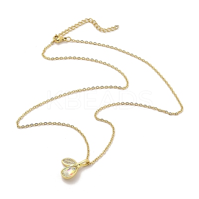 304 Stainless Steel Pendant Necklaces NJEW-U002-20G-01-1