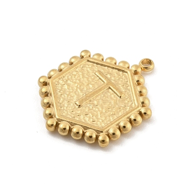 201 Stainless Steel Pendants LS-STAS-R227-01T-G-1