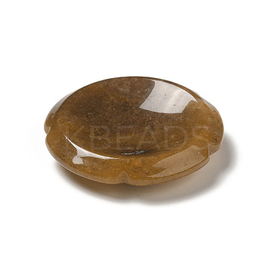 Natural Yellow Aventurine Worry Stones G-E586-01G-1