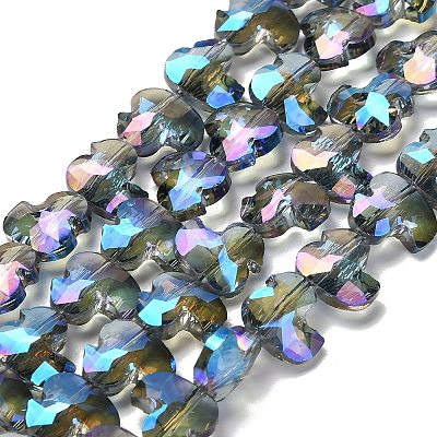 Electroplate Glass Beads Strands EGLA-P066-03A-FR03-1