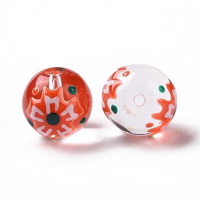 Transparent Glass Beads LAMP-B021-03A-02-1
